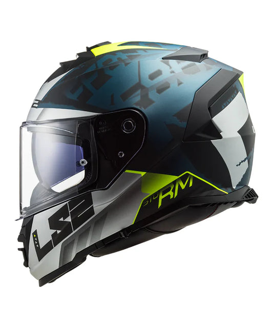 LS2 FF800 Storm II Sprinter Helmet - Gloss Black Silver Cobalt