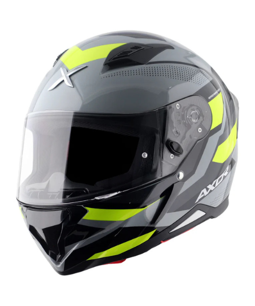 Axor Hunter Cornet Helmet - Gloss Nardo Grey Neon Yellow