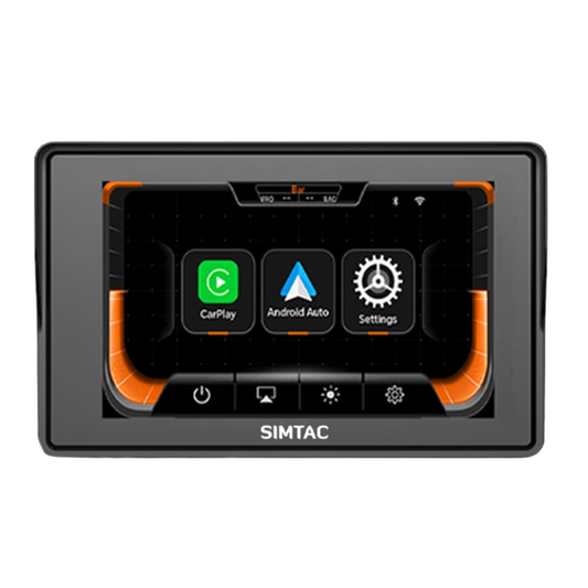 Simtac M2T Motorcycle DVR And Navigation 5.0 Inch IPS Screen with TPMS