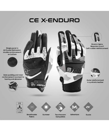 Acerbis X-Enduro Riding Gloves - Grigio