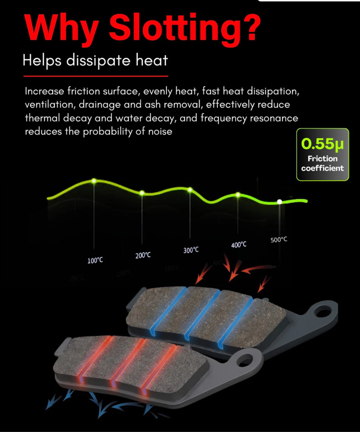 Crank1 Carbon Brake Pads for Benelli TNT 300 (2015 Onwards)