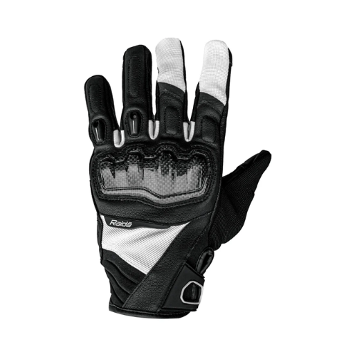 Raida Carbonite Riding Gloves - White - Raida