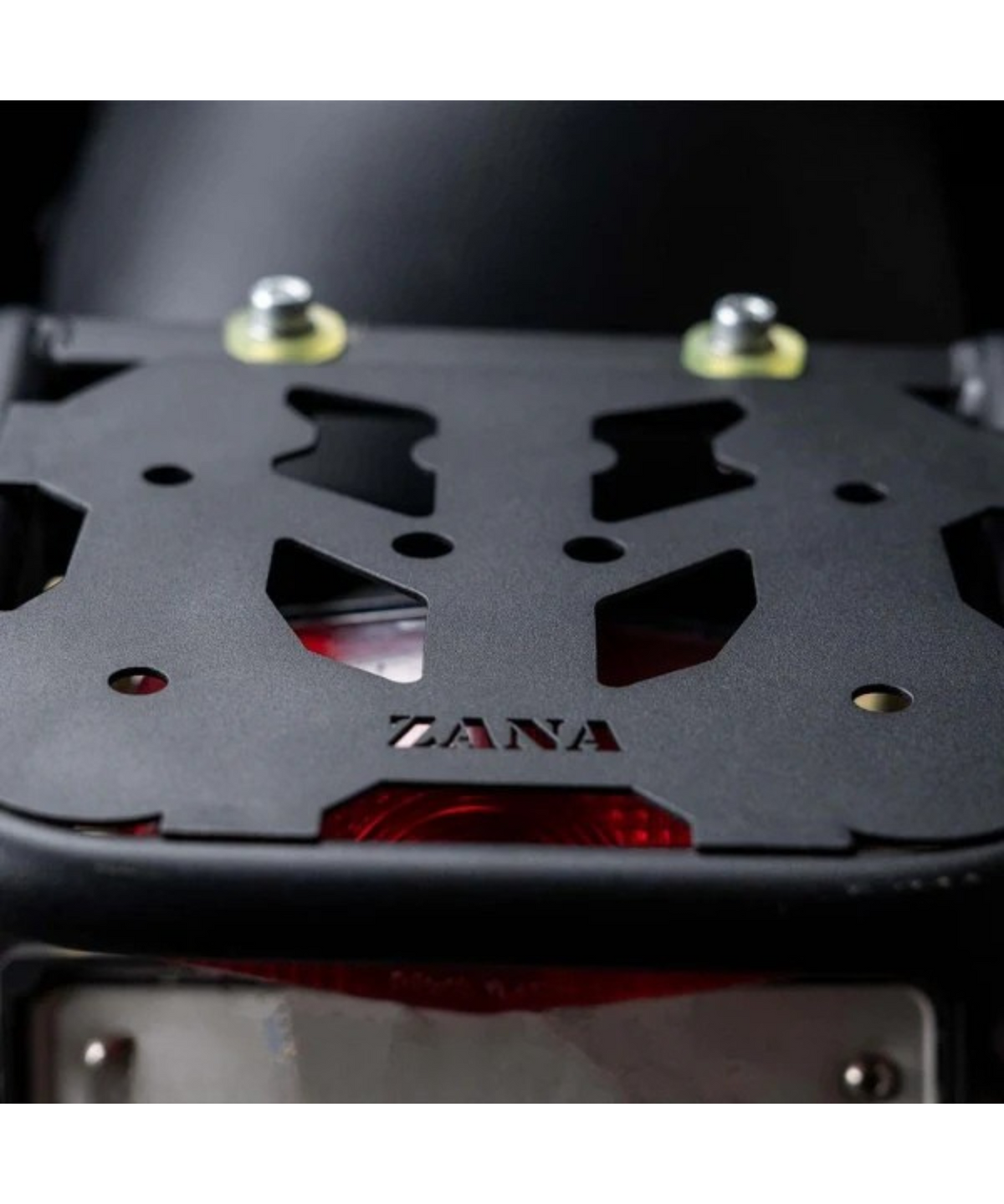Zana Royal Enfield Interceptor 650 / Continental GT 650 Top Rack with Plate W-1 Compatible with Pillion Backrest