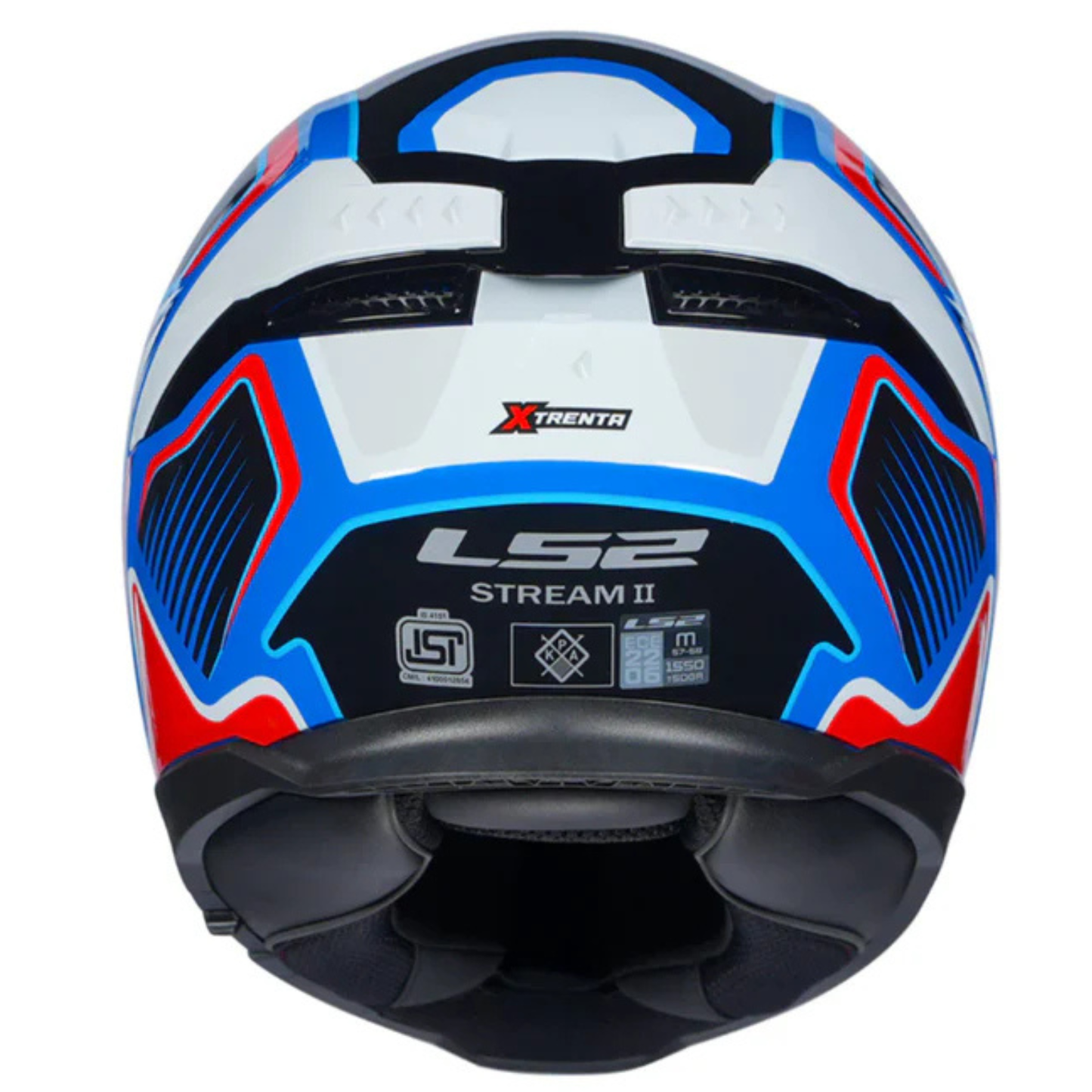 LS2 FF320 Strem II Xtrenta Helmet - Gloss Blue Red