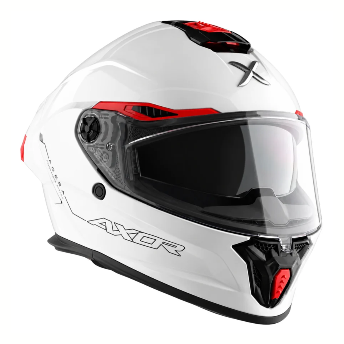 Axor Agera Solid Helmet - Gloss White - AXOR