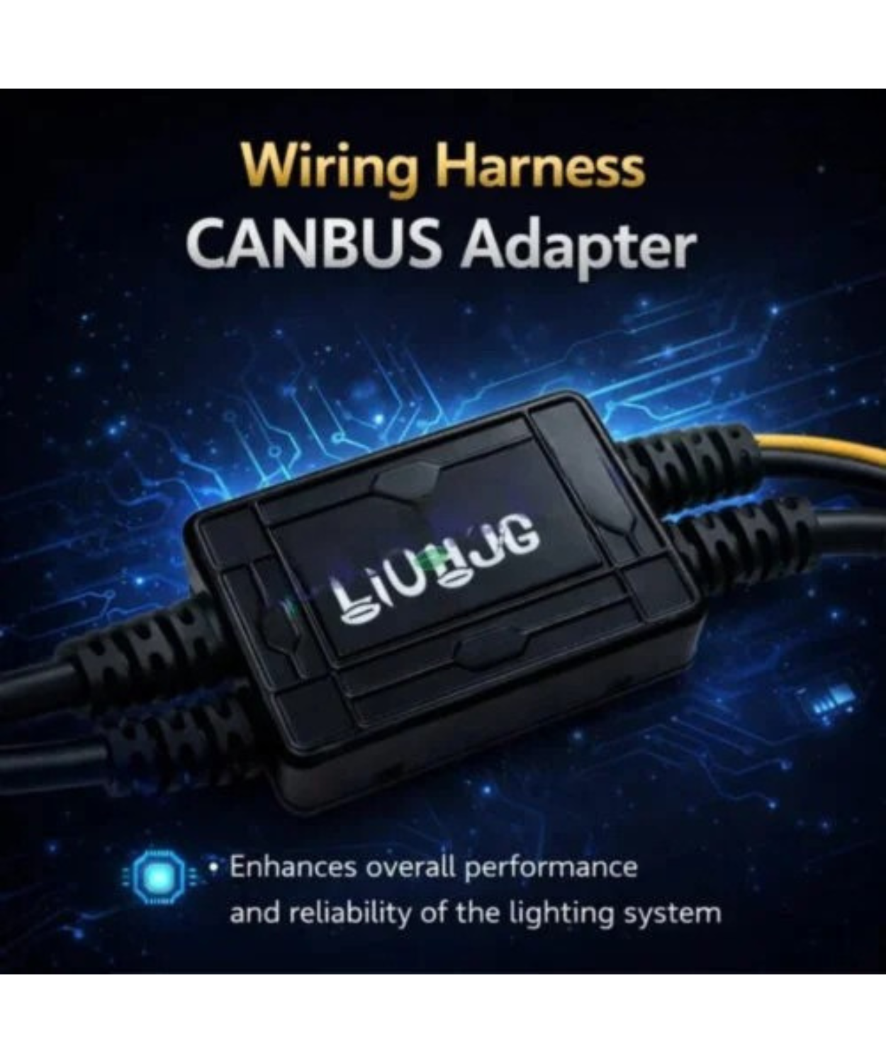 HJG 3 Pin Wireless Wiring Harness Kit with Remote Control