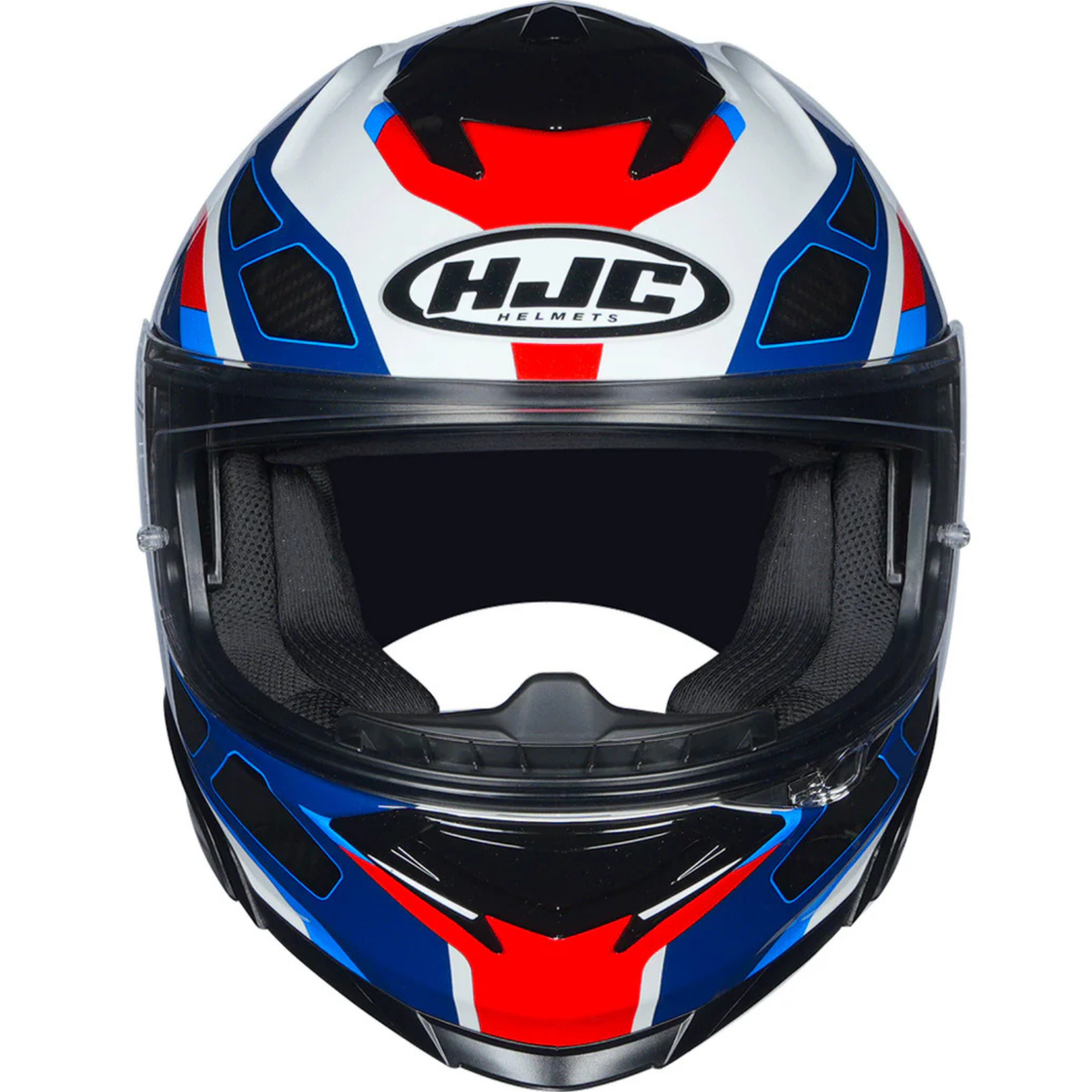 HJC I71 Zest MC21 Helmet - White Red Blue - HJC