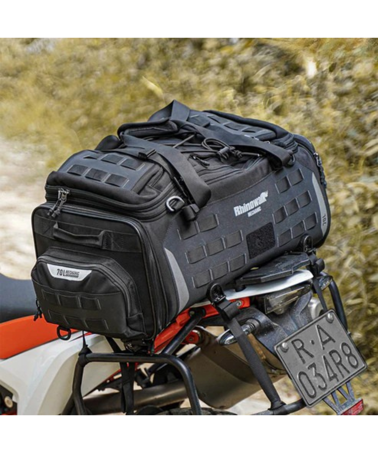 Rhinowalk Mechanics Series Tail Bag 70L - MJX2003BK