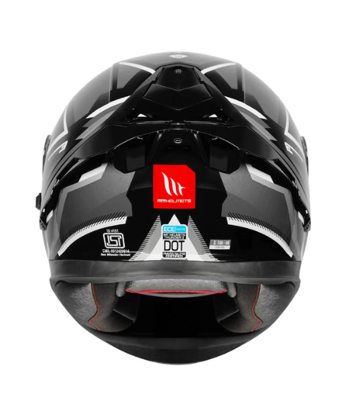 MT Thunder 3 SV Pro Blaze Helmet - Gloss Black Grey - MT Helmets
