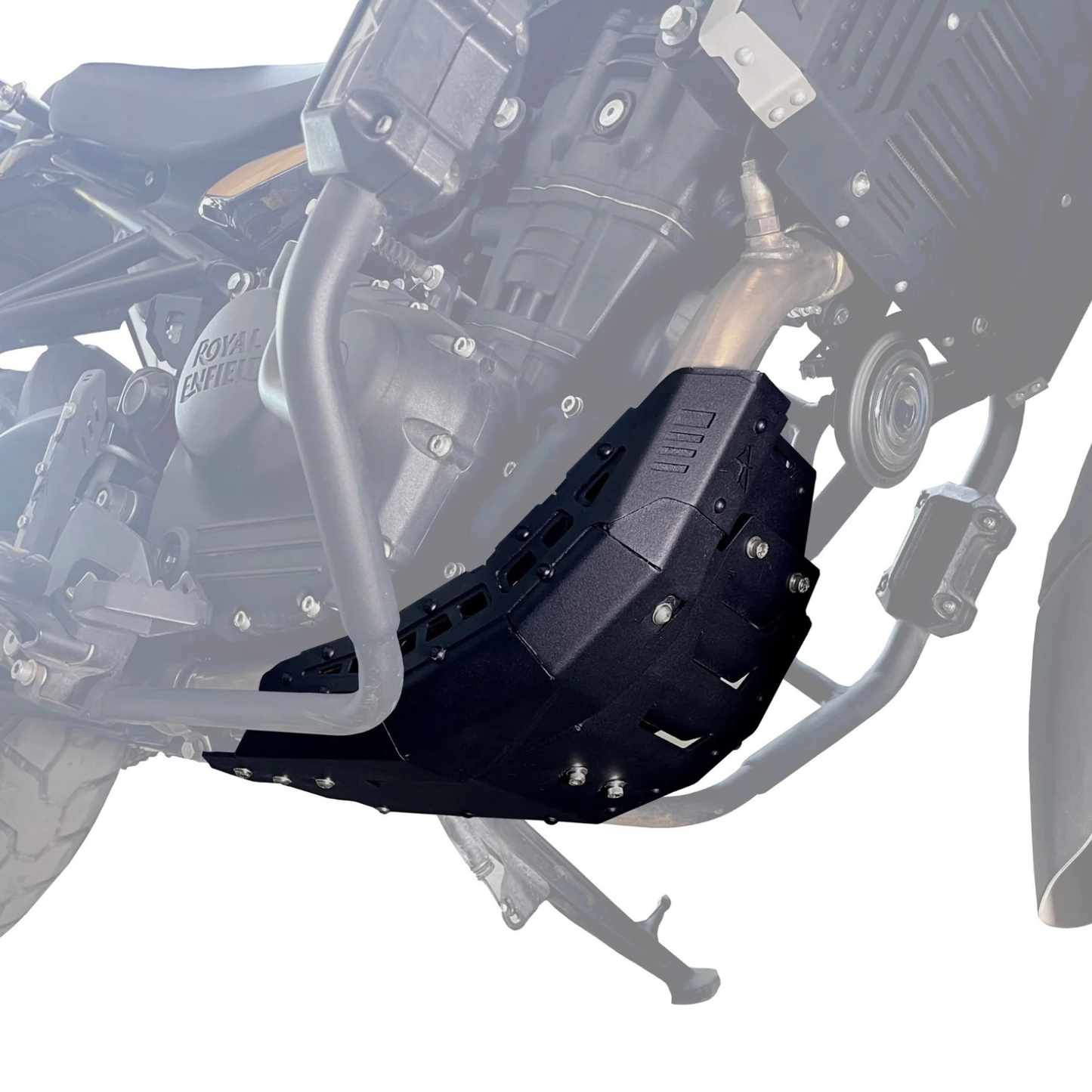 Auto Engina Royal Enfield Himalayan 450 Bash Plate - Black Silver