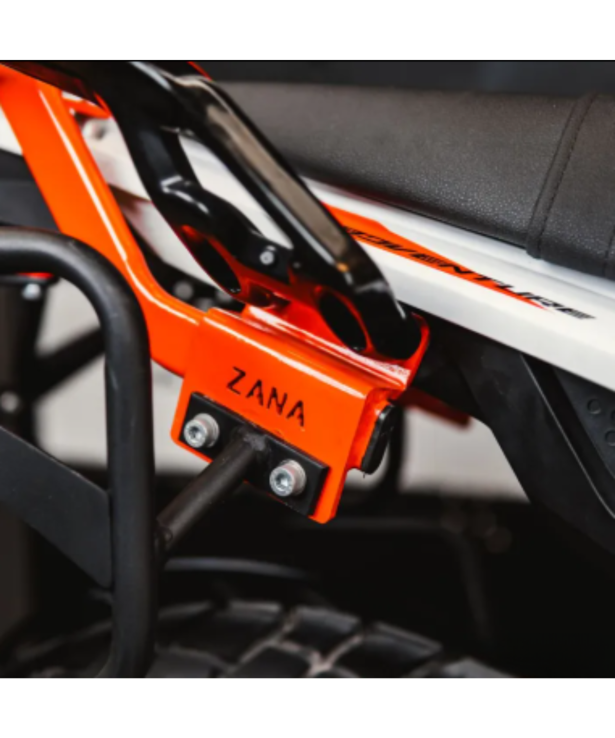 Zana Top Rack with MS Plate for KTM ADV 390 2025 - Orange - ZI-8568