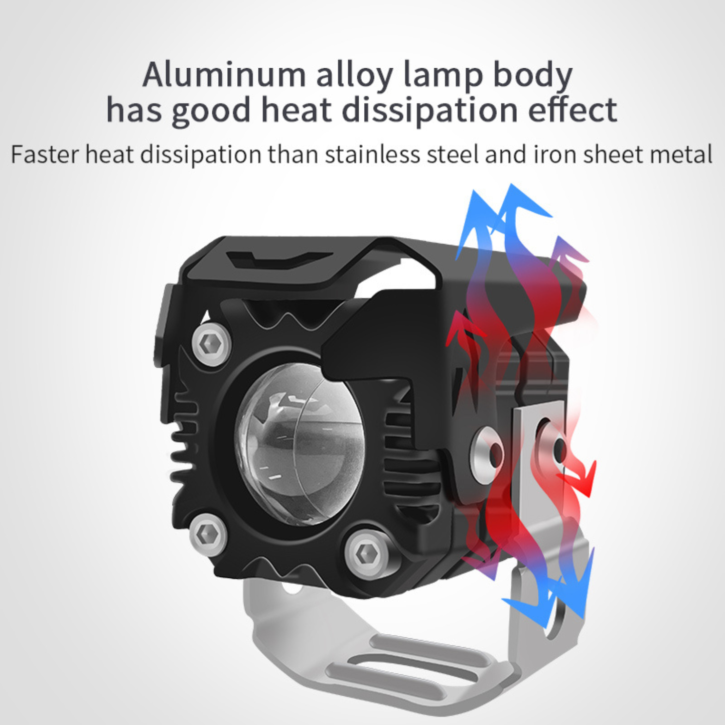 Yellowfin XC1 Motorcycle LED Auxiliary Fog Light