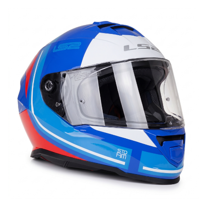 LS2 FF800 Storm II Slant Helmet - Gloss Blue Red