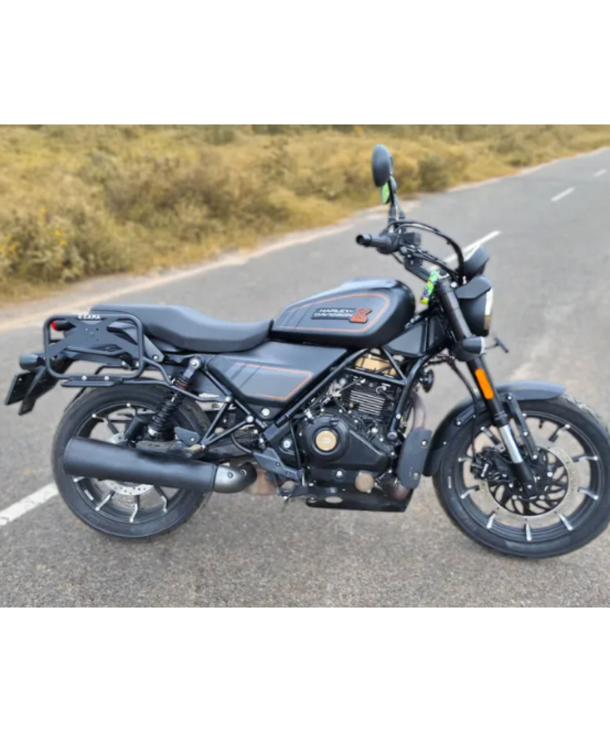Zana Harley Davidson X440 Saddle Stay with Exhaust Sheild and Jerry Can Mount - ZI-8482 - Zana