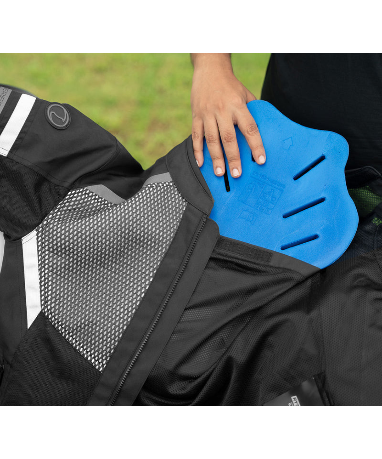 Rynox Helium GT3 Jacket - Black White