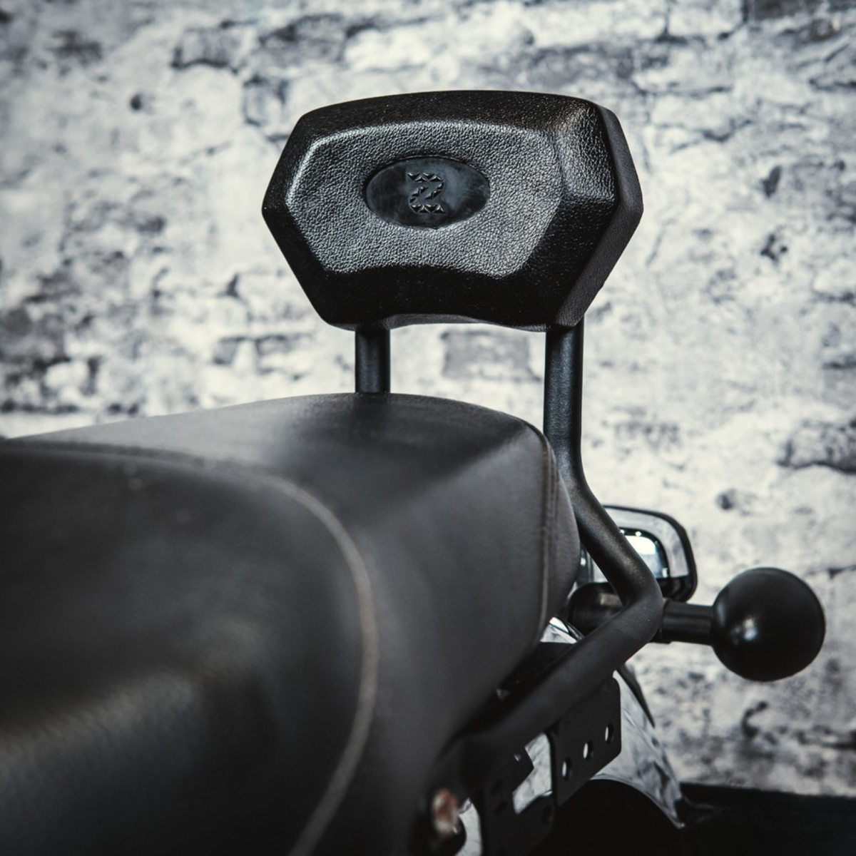 Zana Honda CB 350 Backrest Hex Cushion - Black - ZI-8635 - Zana