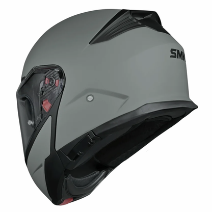 SMK Gullwing Nardo MA600 Flip Up Helmet - Solid Matt Grey