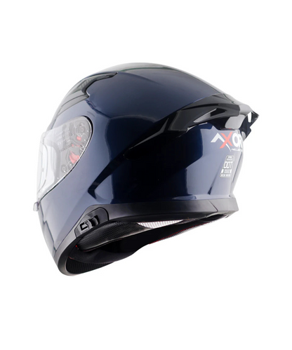 Axor Apex Solid Helmet - Gloss Deep Blue