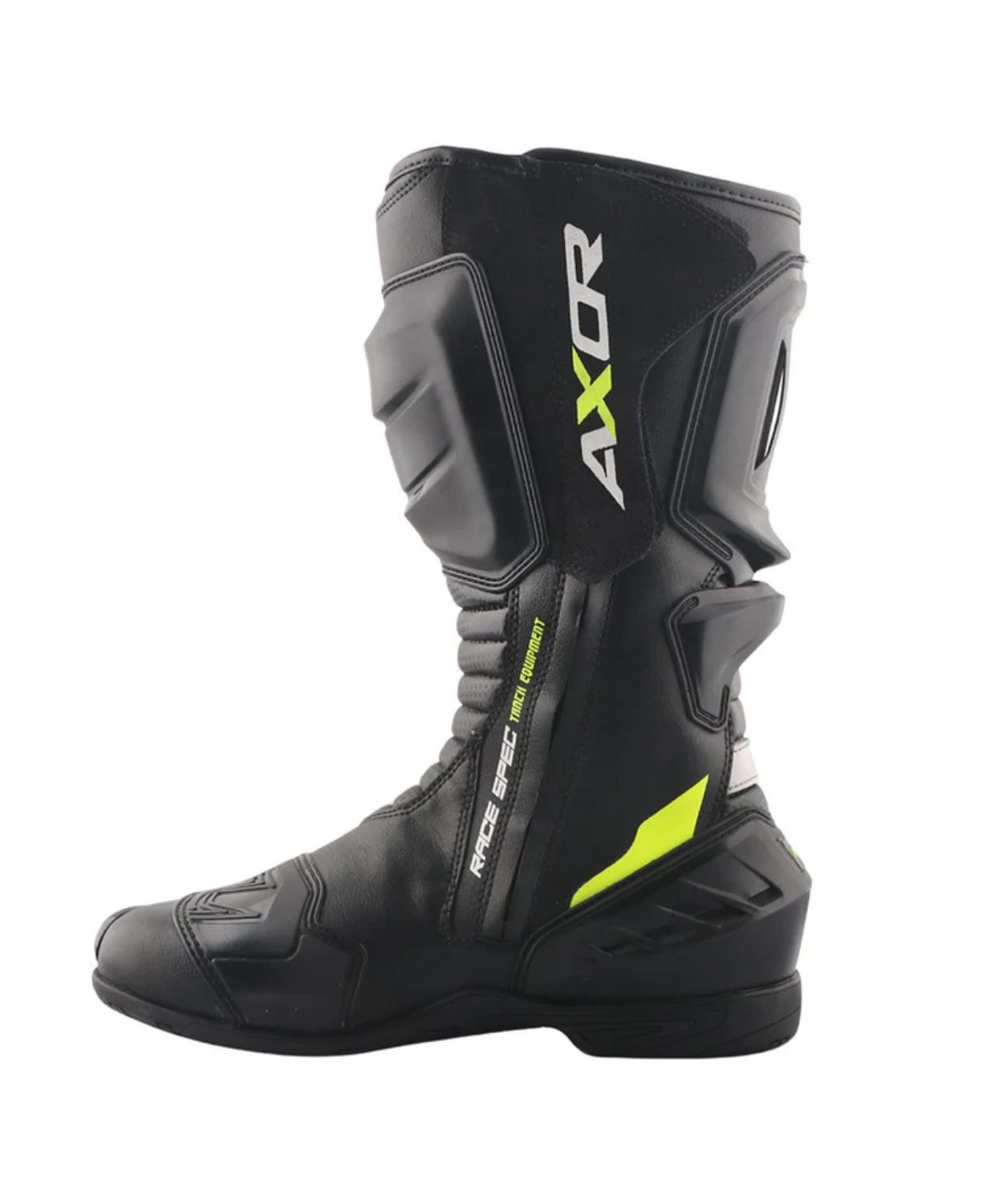 Axor Racer Tec Riding Boots - Black Neon Green