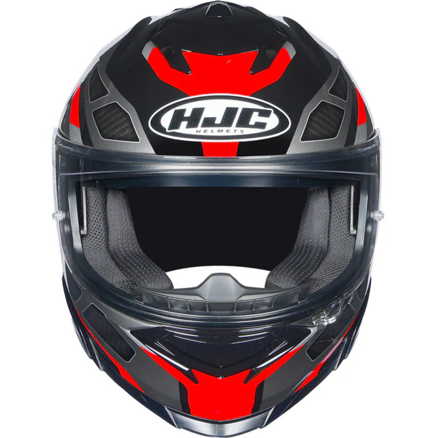 HJC I71 Zest MC1 Helmet - Black Red