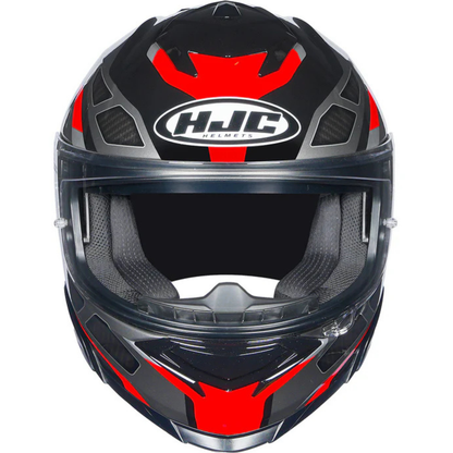 HJC I71 Zest MC1 Helmet - Black Red