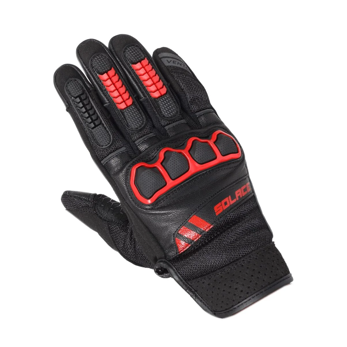 Solace Vento Dualsport Gloves - Coral Red