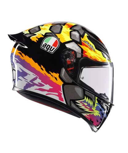 AGV K1 S Bezzecchi 2023 Helmet - Gloss Orange Pink