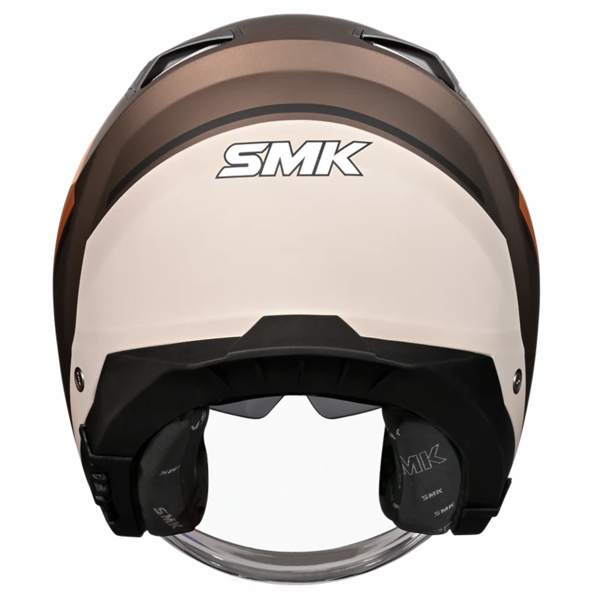 SMK GTJ Rover GRPS MA771 Half Face Helmet - Matt Brown - SMK