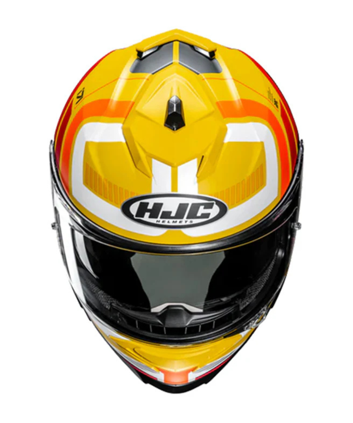 HJC I71 Viz MC3SF Helmet - Yellow Red - HJC