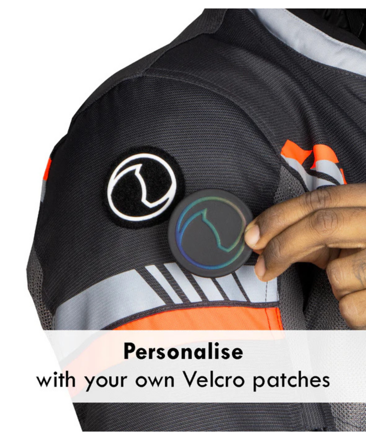 Rynox Air GT 4 CE Certified Class A Riding Jacket - Grey Hi-Viz Orange - Rynox