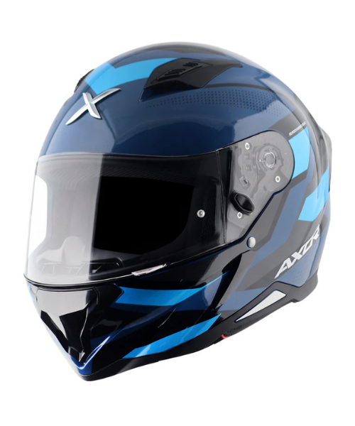 Axor Hunter Cornet Helmet - Gloss Dark Blue Black