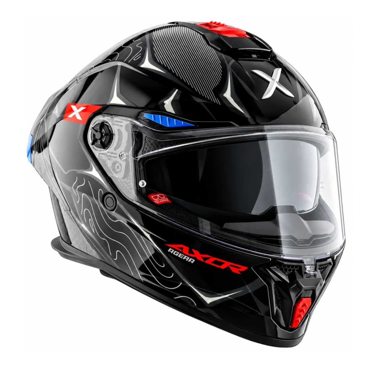 Axor Agera Raiz Helmet - Gloss Black Grey