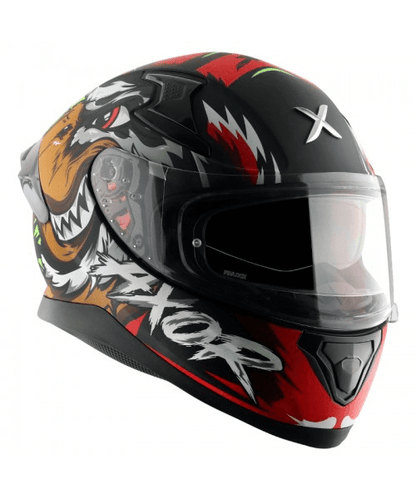 Axor Apex Falcon Helmet - Dull Black Red