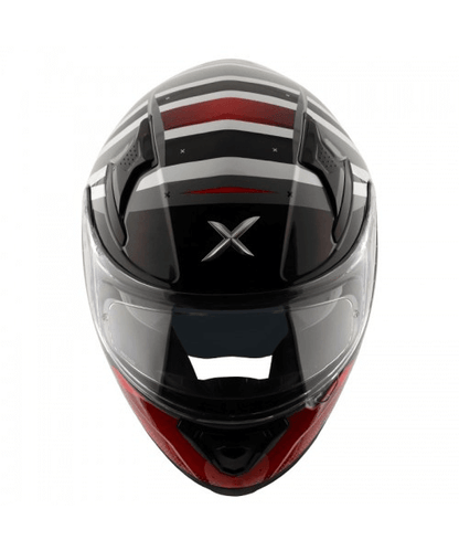 Axor Apex Hex-2 Helmet - Cool Grey Red