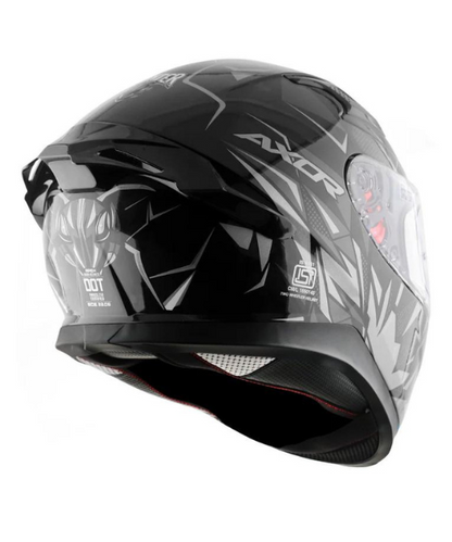 Axor Apex Hunter Helmet- Gloss Black Grey