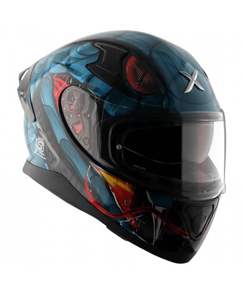 Axor Apex Venomous D/V Helmet - Black Matt Blue