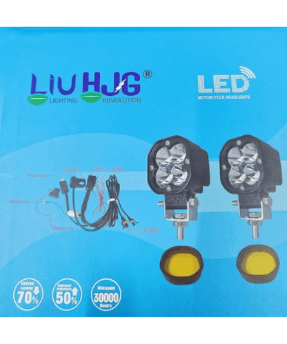 HJG LED 40W Motorcycle Spot Beam Aux Lamp - Mini