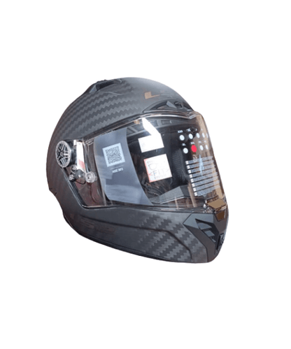 LS2 FF805 Thunder Carbon Racing FIM Helmet - Matt Black