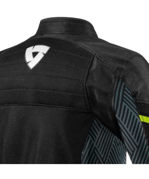 Rev’it! Arc Air Mesh Riding Jacket - Black Neon Yellow