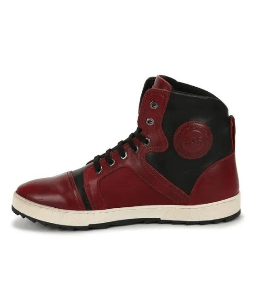 Royal Enfield Sonder Riding Boots - Red Black
