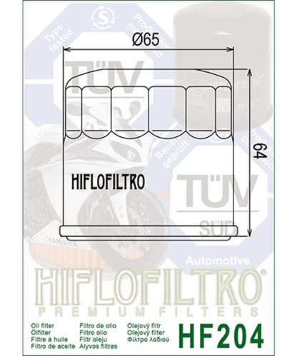 Hiflo Filtro Oil Filter - HF204