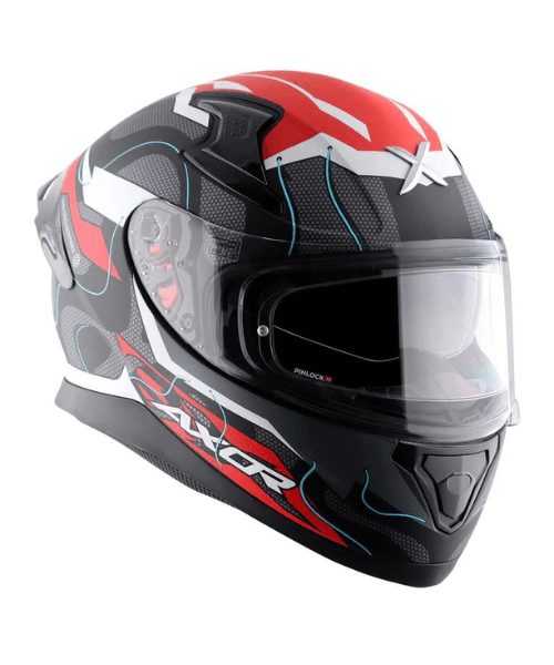 Axor Apex Dynamo Helmet - Matt Black Red