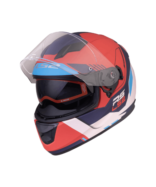 LS2 FF320 Stream Evo Xplorer With Pinlock Helmet - Gloss White Red