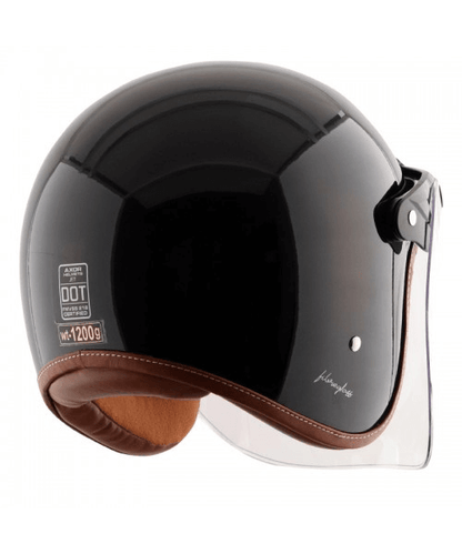 Axor Retro Jet Gloss Helmet - Black