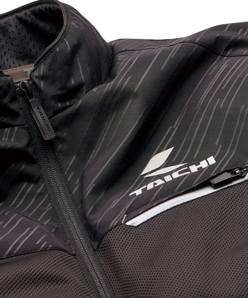 RS Taichi Torque Mesh Riding Jacket - Black White
