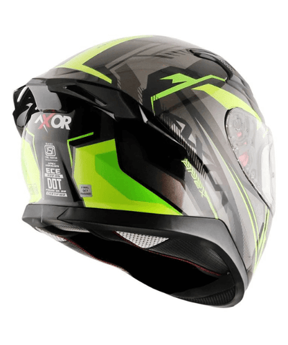 Axor Apex Roadtrip Helmet - Gloss Black Neon Yellow