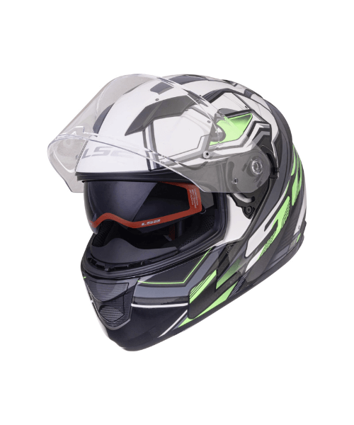 LS2 FF320 Stream Evo Xdron With Pinlock Helmet - Gloss White Grey