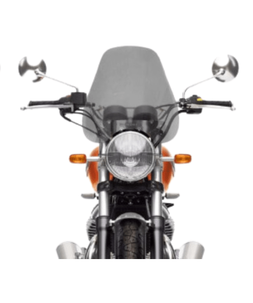 VisorBros Touring Windscreen for Royal Enfield Interceptor / Continental GT 650 - Light Smoke