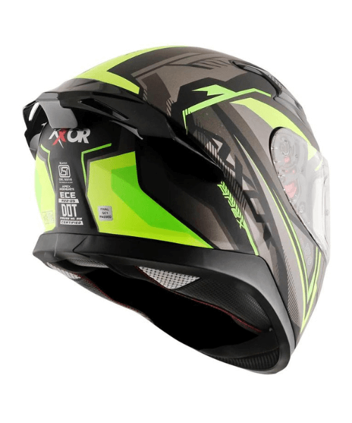 Axor Apex Roadtrip Helmet - Matt Black Neon Yellow