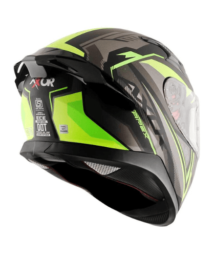 Axor Apex Roadtrip Helmet - Matt Black Neon Yellow